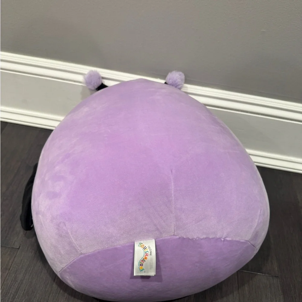 NWT Squishmallows 16in Lavender Butterfly Soft Plush Pillow Stuffed Animal Girl - Picture 7 of 7